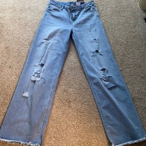 Wide Don’t You Love Me High Waisted Jeans